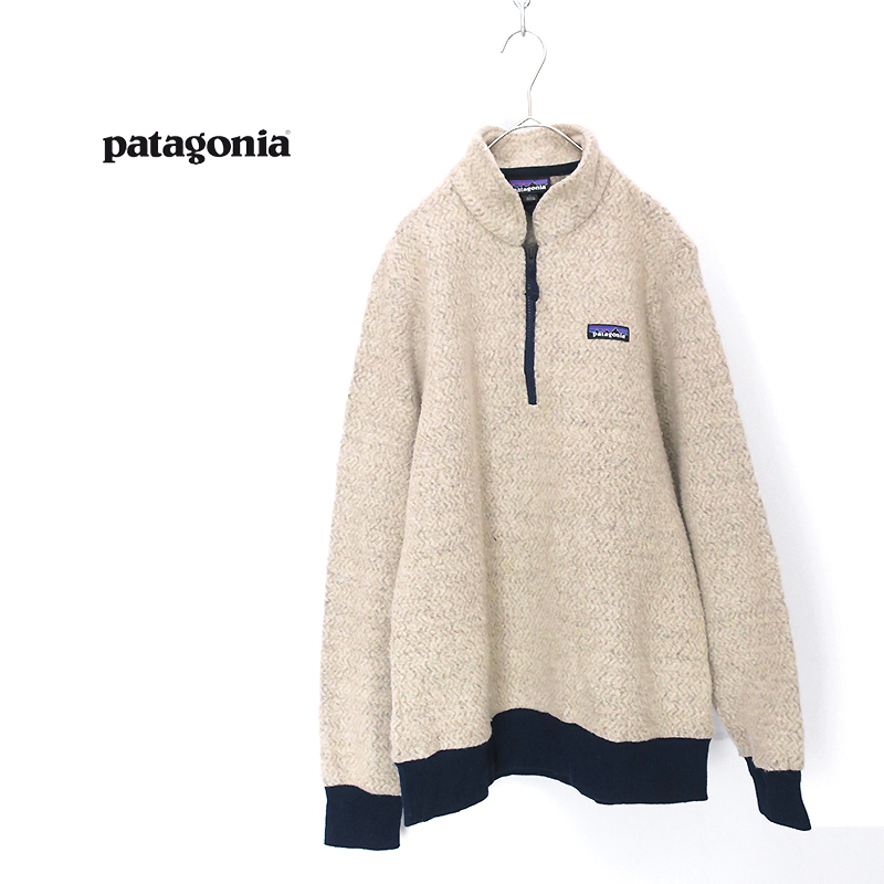  patagonia パタゴニア ウールブレンドメルトン プルオーバーフリースジャケット グレージュ/L(Lサイズ)｜売買されたオークション情報、yahooの商品情報をアーカイブ公開 - オークファン 男性用