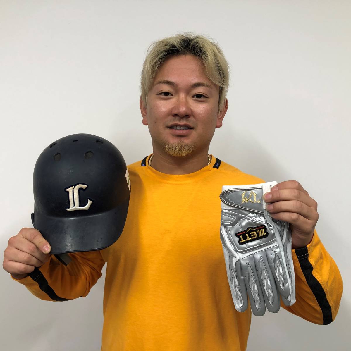 チャリティー】埼玉西武ライオンズ 森友哉選手 ヘルメット