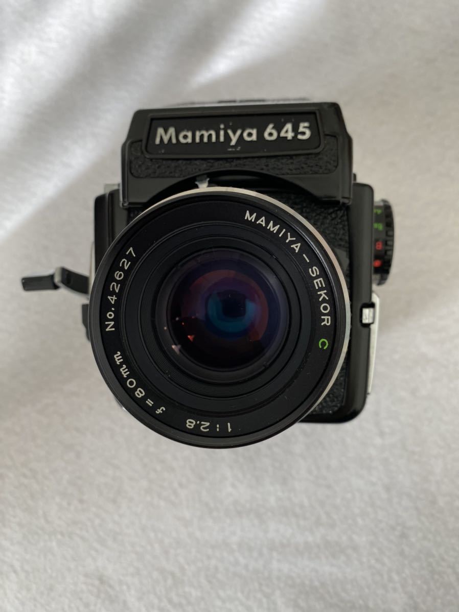 カメラ Mamiya 中判カメラ 80mm f/2.8故障品