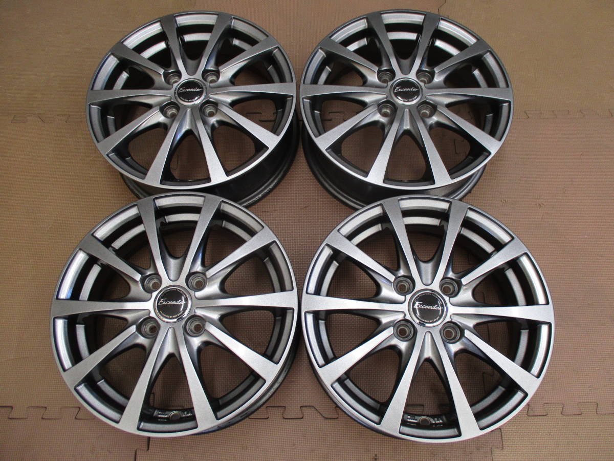 即決 良中古品 Exceeder エクシーダー 4.5J 14インチ 社外アルミ 