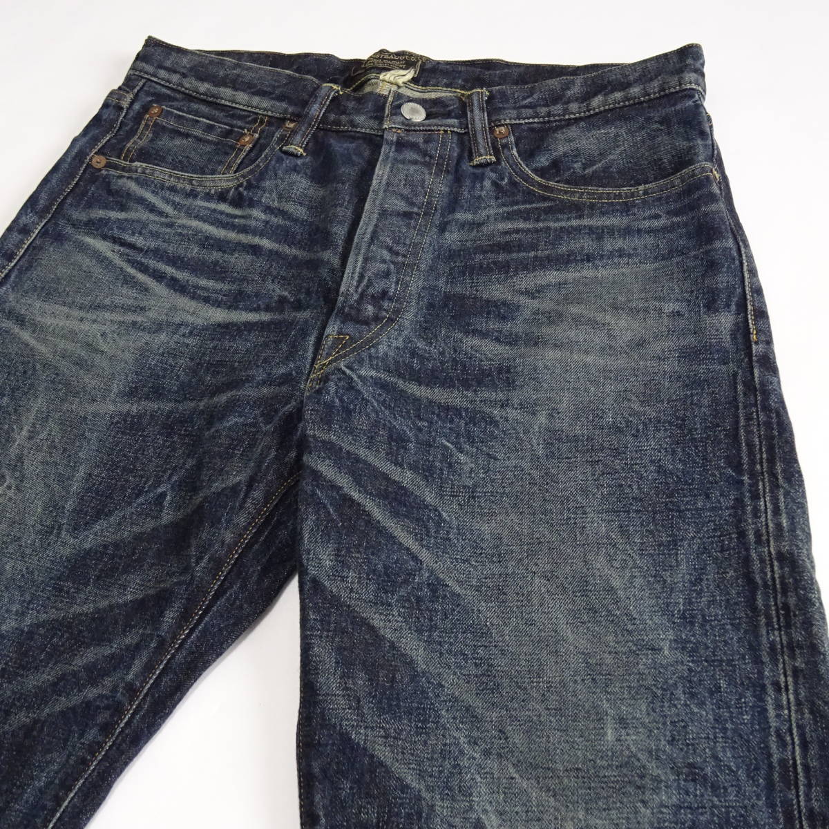 JOURNAL STANDARD HOMESTEAD デニム ストレート セルビッジ 色落ち加工 