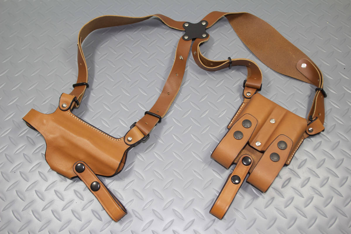 ハーネスベルト ホルスター 軍服 ハーネス イースト A レザー