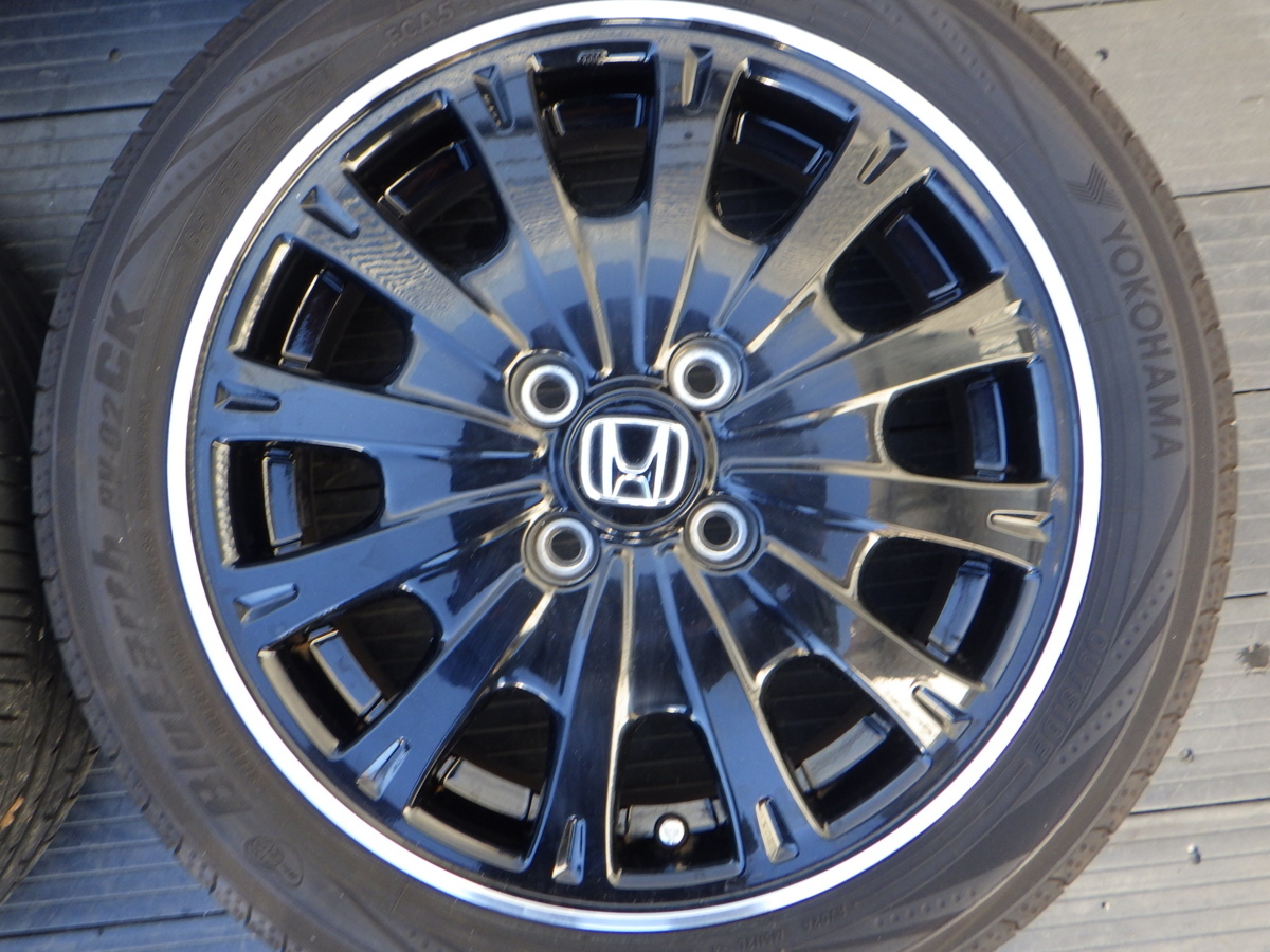 ホンダ純正 15インチホイール 15×4.5J +45 ヨコハマ BluEarth 165 