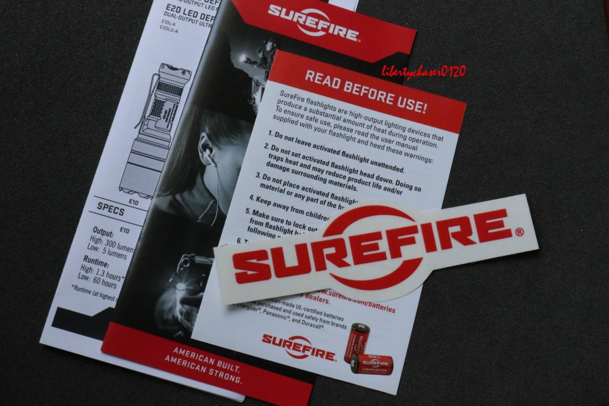 SUREFIRE LED DEFENDER - E2d SUREFIRE（ライト&frasl;ランタン）のフリマアイテム一覧 特価品 旧モデル箱無しマニュアル無しの為 M16 E2D 6P 激レア!! SUREFIRE製 Model *旧型 モデルの中古品・新品・未