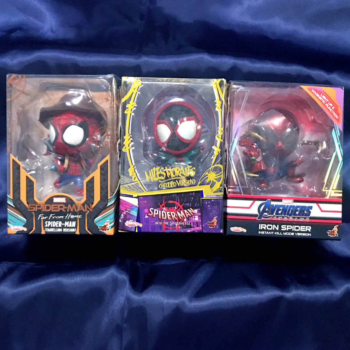 ホットトイズ コスベイビー　限定3種　スパイダーマン　アイアンスパイダー　マイルス モラレス 　アベンジャーズ エンドゲーム_1