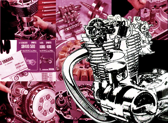 SR400 SR500 YAMAHA エンジン 分解 組立て ヤマハ 特集 雑誌 SR400