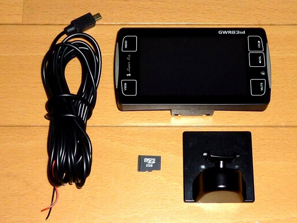 GWR83sd YUPITERU ユピテル スーパーキャット レーダー探知機 OBD2対応　(検索:GWR81sd GWR87sd)　