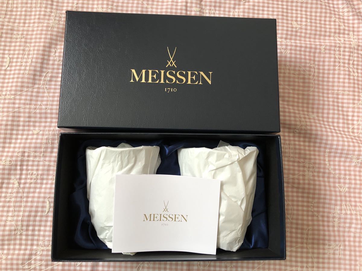 人気セール，送料無料 マイセン 波の戯れ ホワイト タンブラー ペアセット 箱付き Meissen 55404(マイセン)｜売買されたオークション情報、yahooの商品情報をアーカイブ公開 - オークファン マイセン