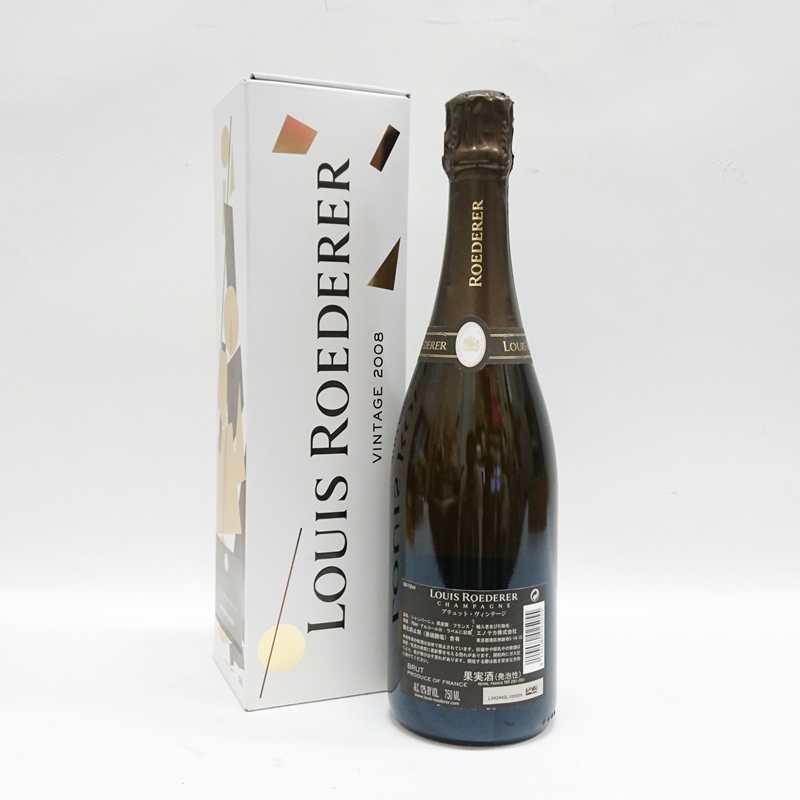 □1円～ ルイ・ロデレール クリスタル 2008年 750ml 12% Y12
