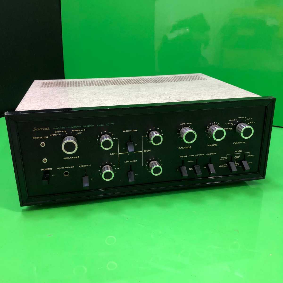 SANSUI サンスイ プリメインアンプ AU-777 動作未確認品！！ ☆動作品