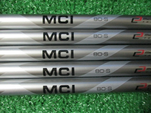 人気セール，得価 品 フジクラ MCI 80-S ６ ウエッヂ 5本セット(フジクラシャフト)｜売買されたオークション情報、yahooの商品情報をアーカイブ公開 - オークファン 部品