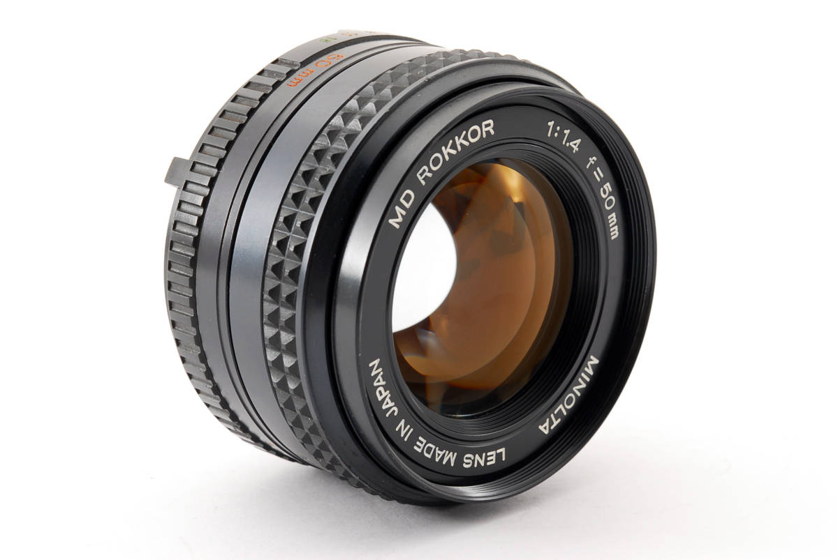 MINOLTA ミノルタ MD ROKKOR 50mm F1.4 マニュアルフォーカスレンズ