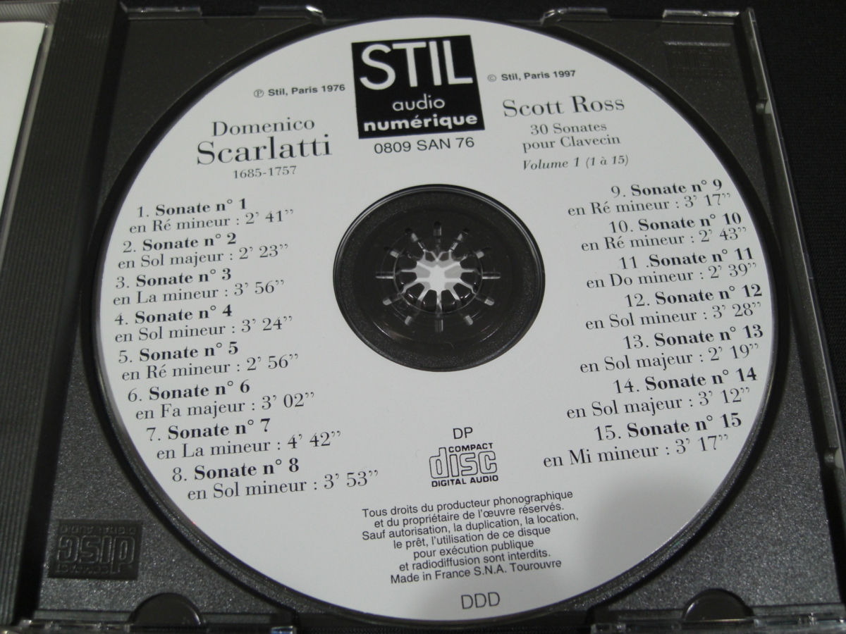 未開封】【34CD】SCARLATTI（スコット・ロス） 2026年最新】Yahoo