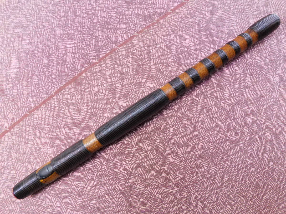 伝統芸能、お能、白竹製、樺巻きの能管