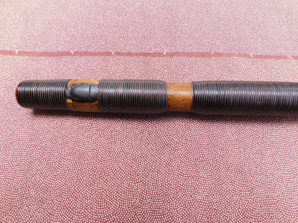 伝統芸能、お能、白竹製、樺巻きの能管