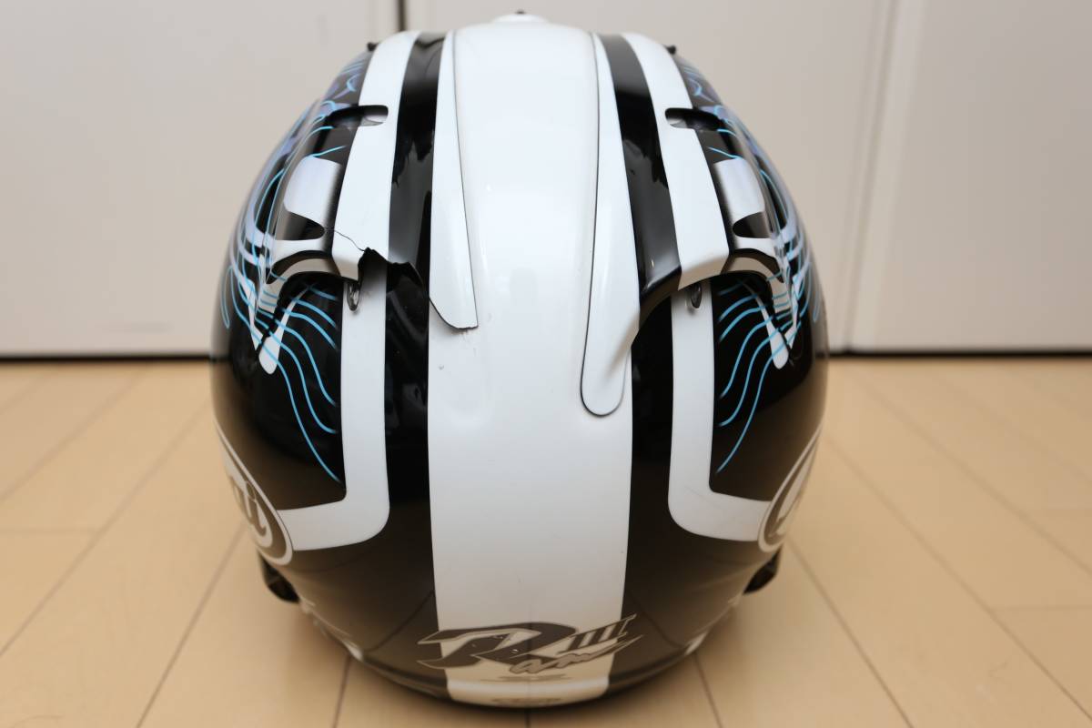 Arai アライ ジェットヘルメット SZ-RAM3 RIPTIDE ブルー size61-62 傷