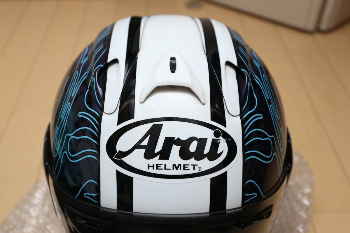 Arai アライ ジェットヘルメット SZ-RAM3 RIPTIDE ブルー size61-62 傷