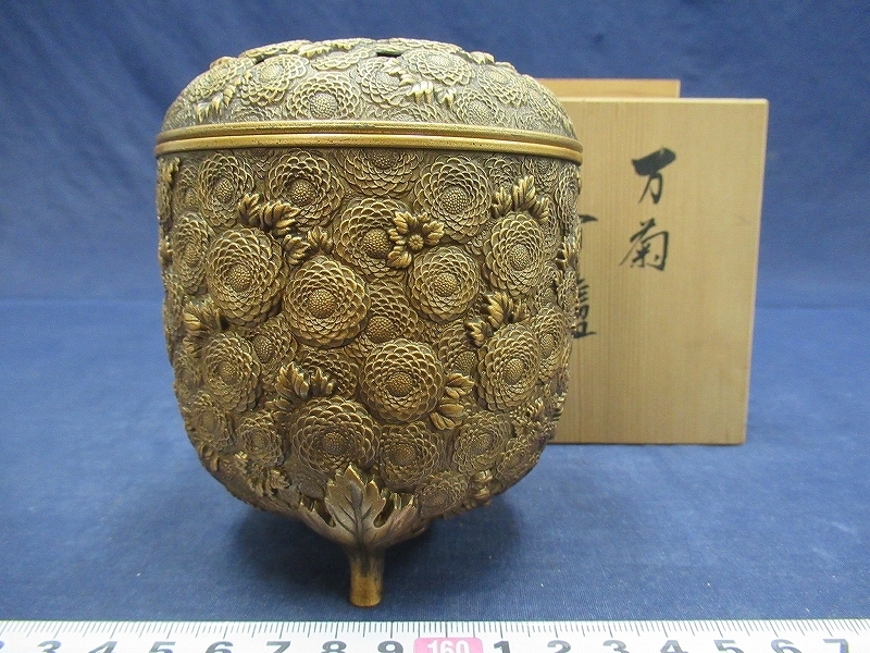 佐野宏采 : - 骨董 万菊 メルカリ 香炉 萬菊 高岡銅器 万菊香炉 香