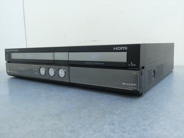 08年☆シャープ/SHARP☆HDD/DVDレコーダー/VHS☆DV-ACV52☆ビデオ