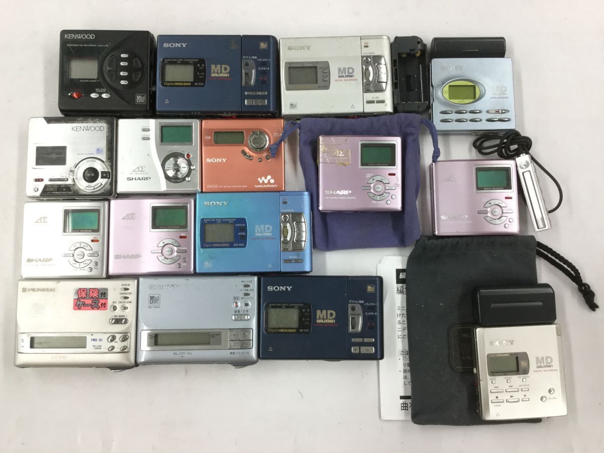 1216W SONY MZ-R30 MZ-N920 Victor MD-100EX Pioneer PDM-R1 他 MDプレーヤー MD ...