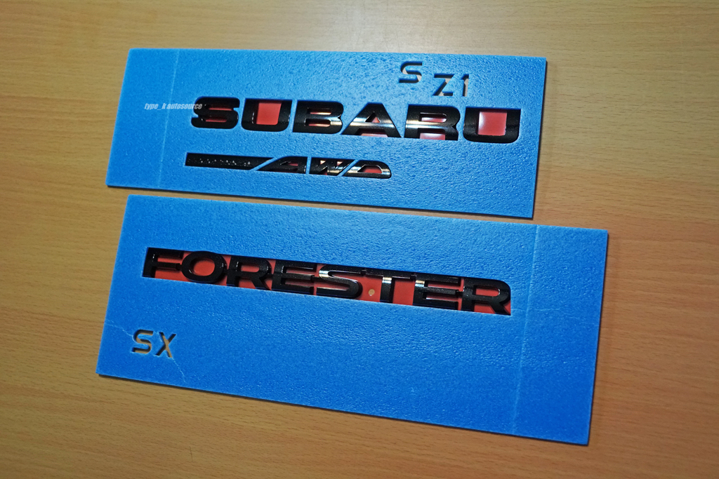 【品質保証，最新作】 USスバル純正 2018 SUBARU FORESTER フォレスター リア エンブレム ブラックエディション 左右2点セット USDM北米JDM 後期 SJG SJ系 AWD(スバル)｜売買されたオークション情報、yahooの商品情報をアーカ スバル