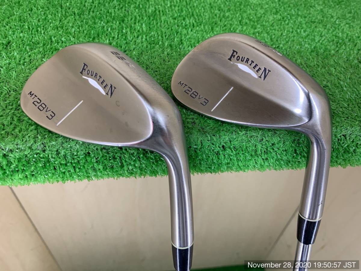 安い店の割引 FOURTEEN MT28 V3 フォーティーン ウェッジ 2本セット 52 