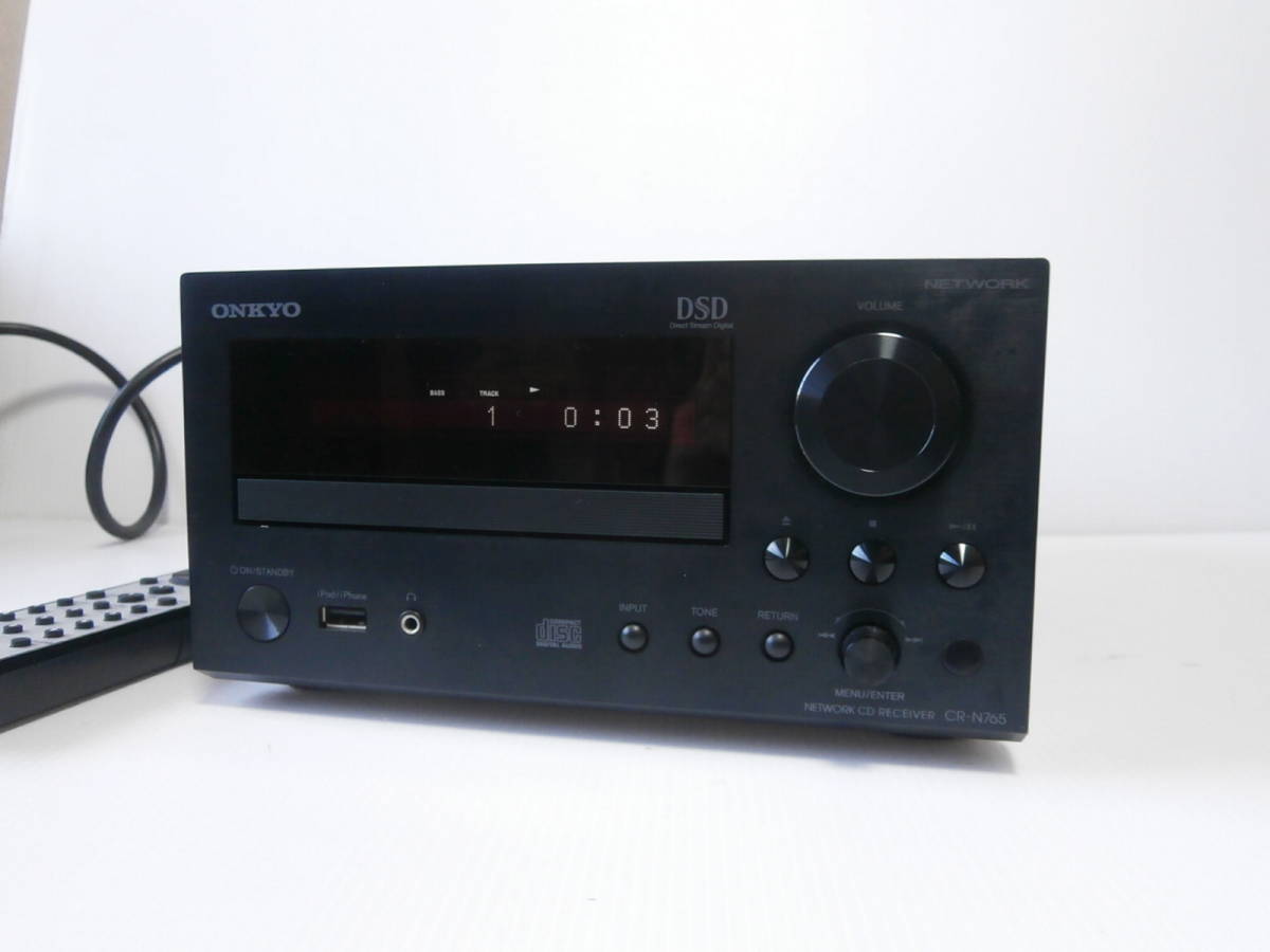 ONKYO CR-N765 本体+リモコンのみ ONKYO CR-N765 ネットワーク