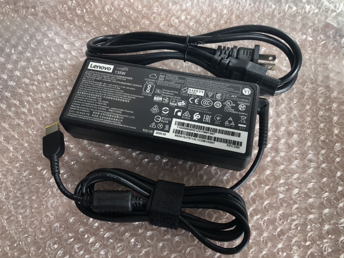 全国無料，品質保証 Lenovo 135W ACアダプター/角型/20V/6.75A/Tiny/M75q-1/(その他)｜売買されたオークション情報、yahooの商品情報をアーカイブ公開 - オークファン その他