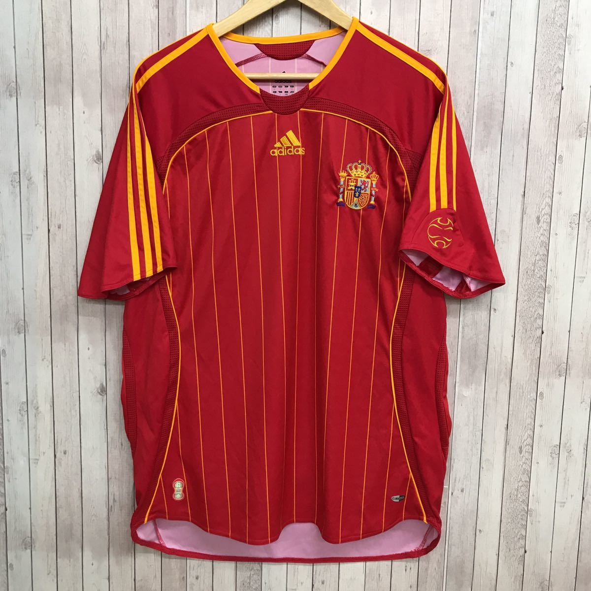 新作入荷，低価 アディダス adidas ナショナルチーム サッカー スペイン代表 ユニフォーム メッシュ切替 サイズ2XO レッド オフィシャルＹ188(スペイン)｜売買されたオークション情報、yahooの商品情報をアーカ ユニフォーム
