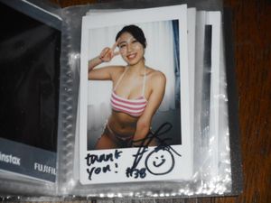 爽香 藤堂さやか 直筆サイン入り現場チェキ 6枚セット グラビア