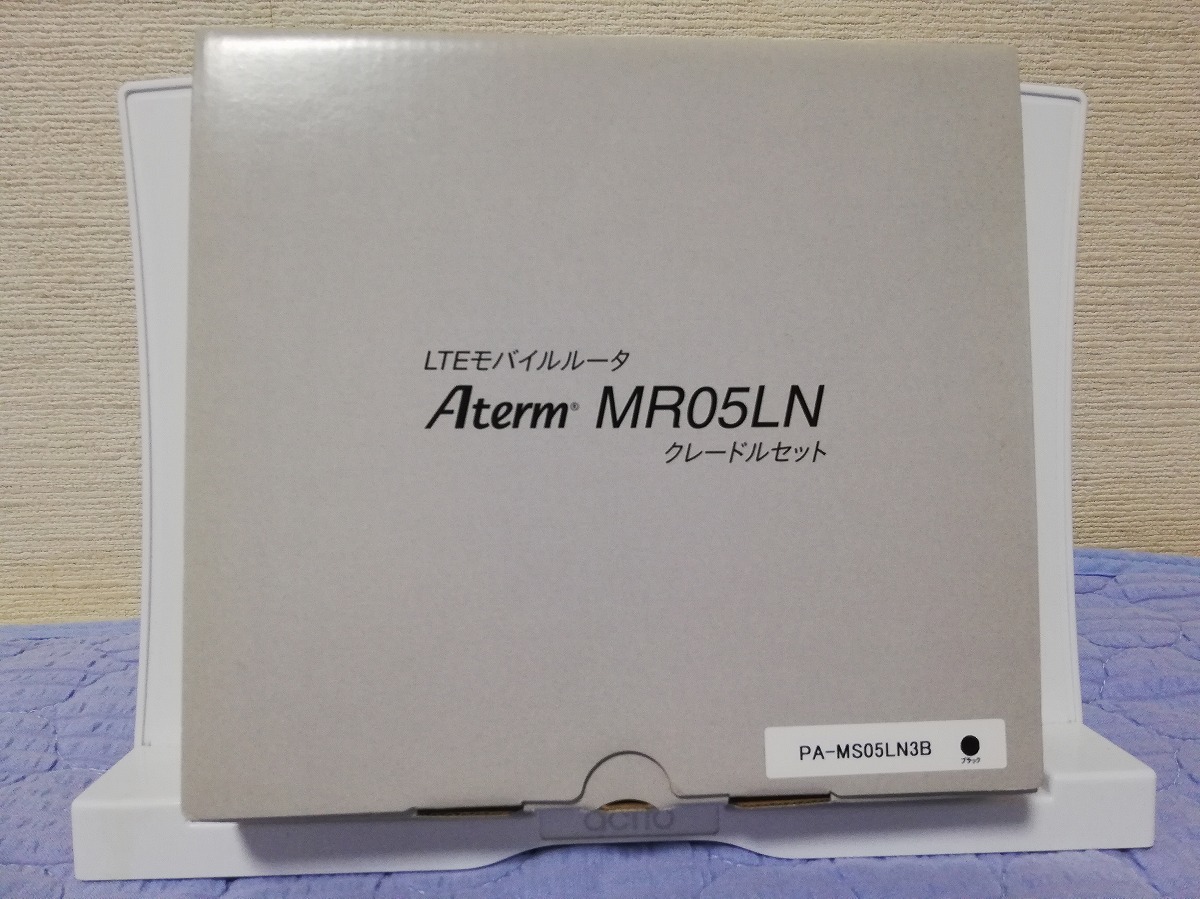 ジャンク品 NEC Aterm MR05LN クレードルセット 箱付属品完備 aterm 05