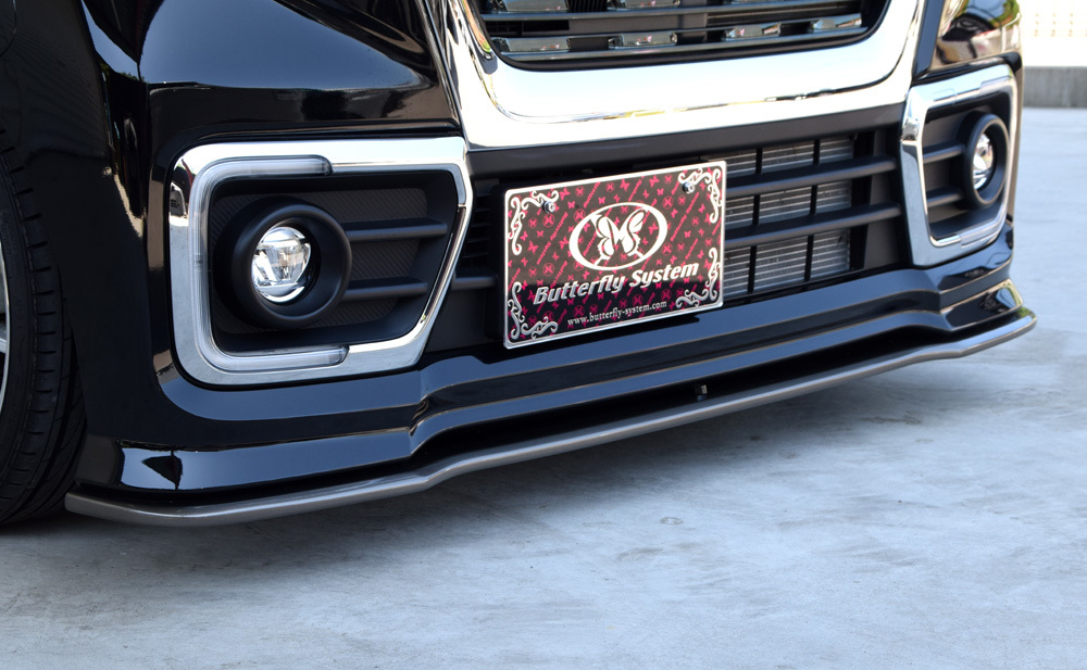 特 バタフライシステム GLANZ スペーシフ カスタム MK53S フロントフラップ スポイラー エアロ 特得 109x2.jp