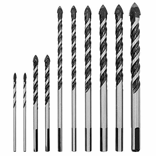 最終処分セール 10本組 コンクリートドリル ドリルビットセット 高硬度合金ドリル タイル ガラス セラミック コンクリート ドリル ドライバー レンチ 売買されたオークション情報 Yahooの商品情報をアーカイブ公開 オークファン Aucfan Com