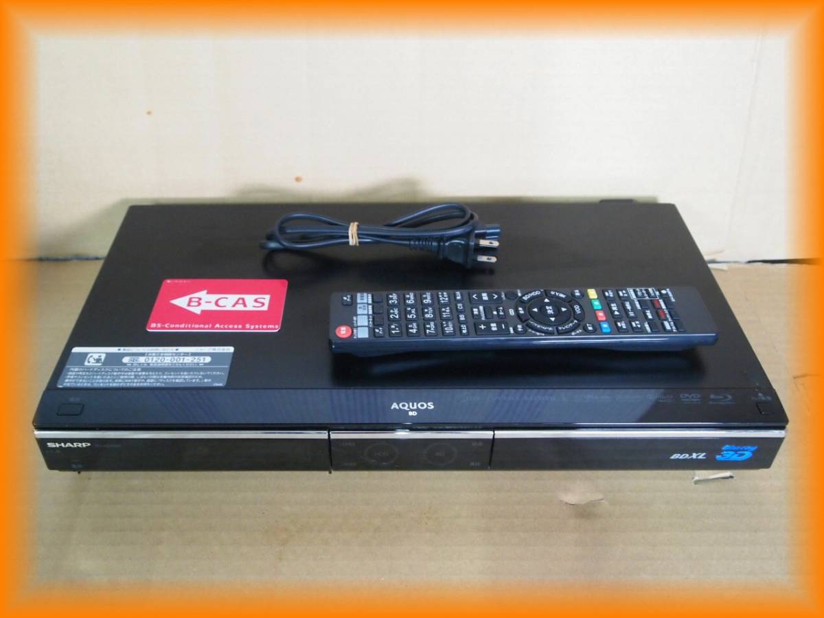 めっちゃ綺麗 1TB シャープ AQUOS ブルーレイ BD-HDW 80 U♪♪完動品 1TB