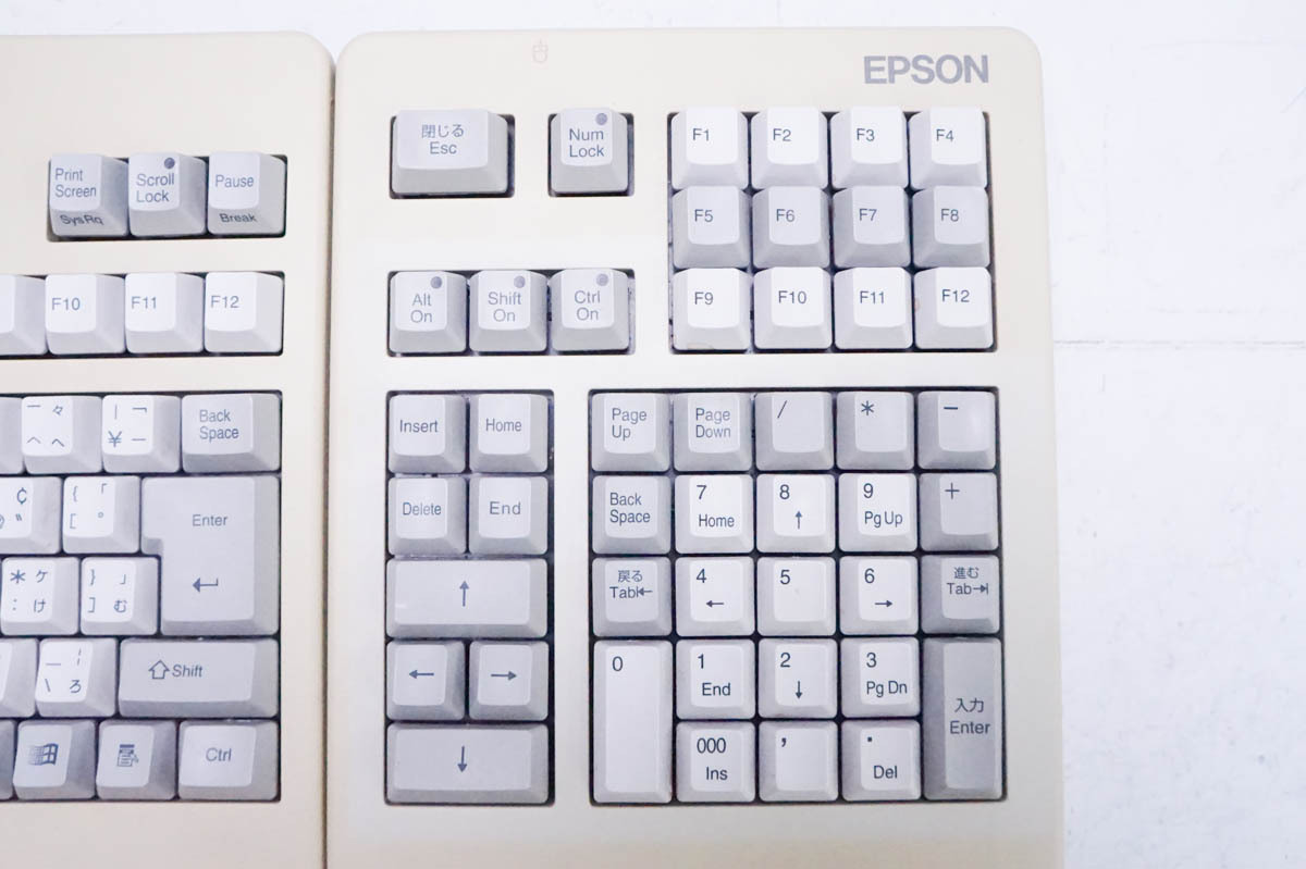 EPSON ビジネスフルキーボード BFKBPS2 7万円のプロ用フルキーボードが