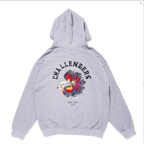 challenger チャレンジャー　パーカー　完売size GRAY