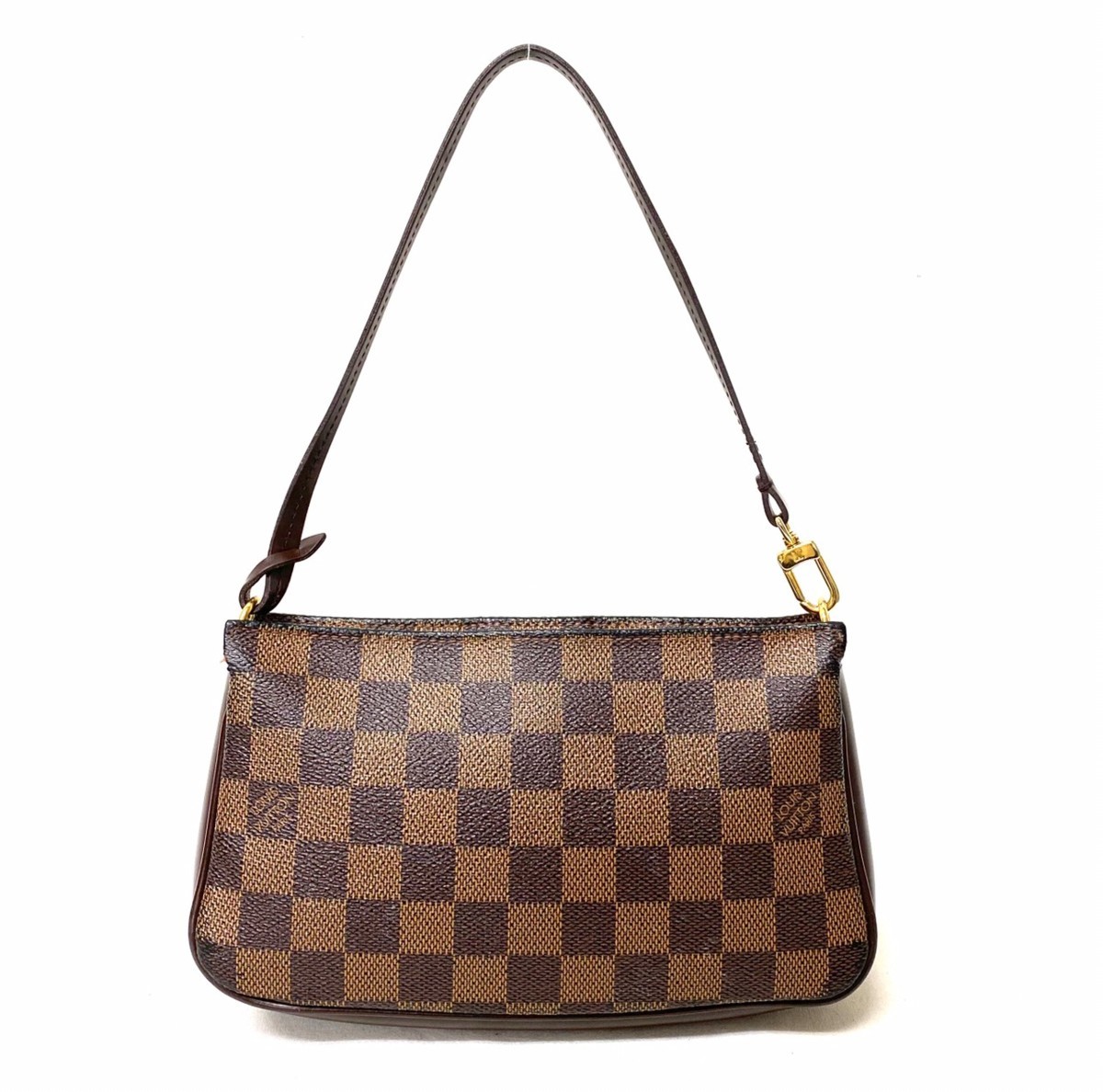 ■ 1円 美品 ■ LOUIS VUITTON ヴィトン ダミエ ナヴォナ ポシェット・アクセソワール ハンドバッグ ポシェット アクセサリーポーチ