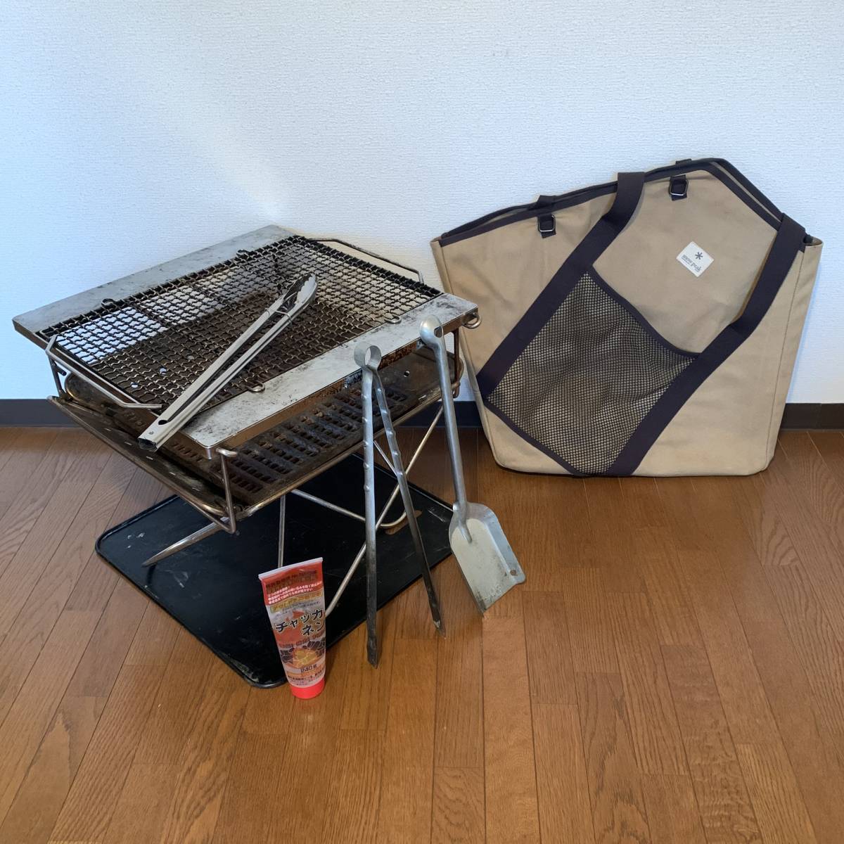 赤字超特価，新品 スノーピーク snow peak 焚火台Lスターターセット＋グリルブリッジL＋焼アミPro.L オマケ多数 すぐに使えます キャンプ BBQ(焚き火台)｜売買されたオークション情報、yahooの商品情報をアーカイ 焚き火台