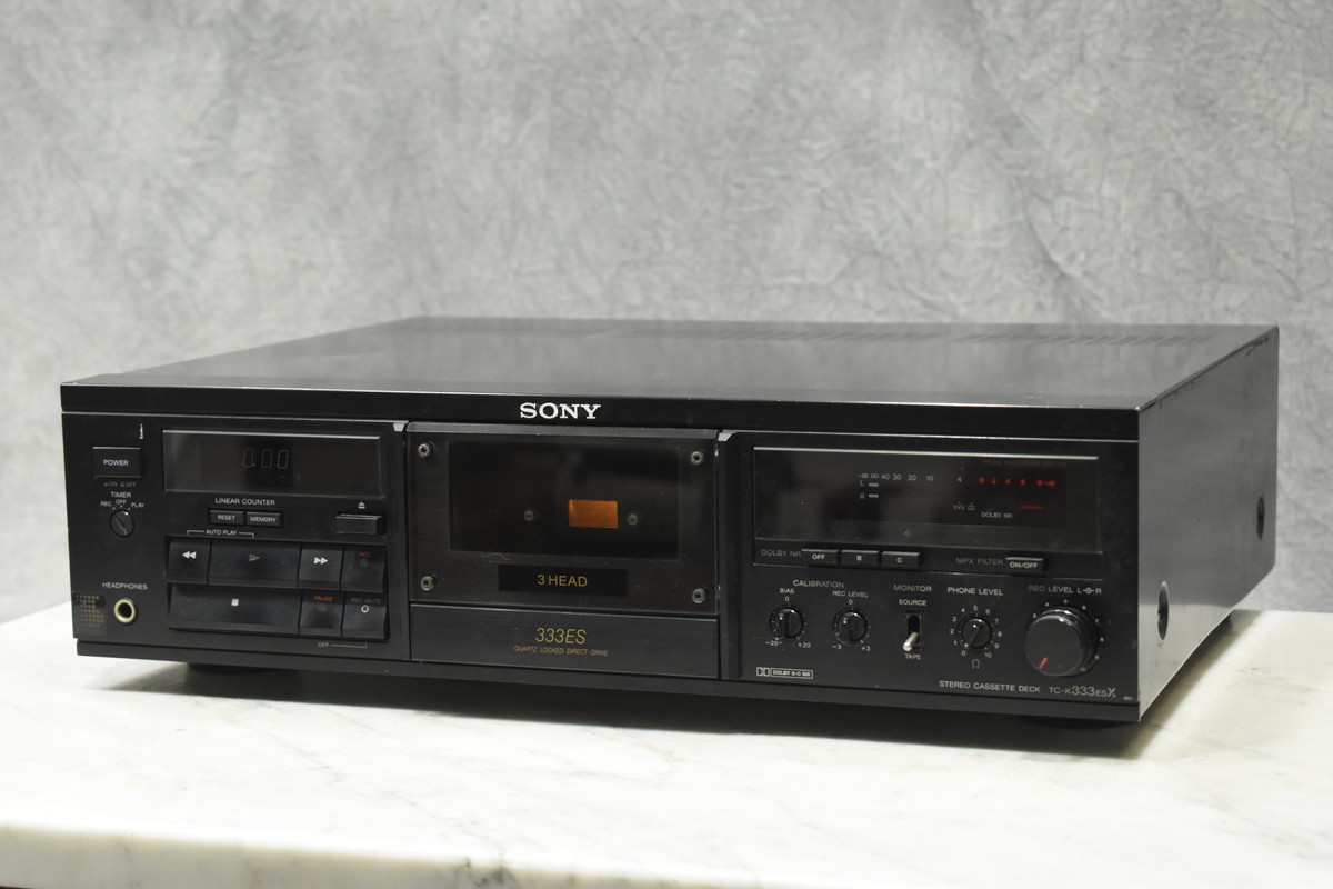 SONY ソニー カセットデッキ TC-K333ESX ② SONY ソニー TC-K333ESX