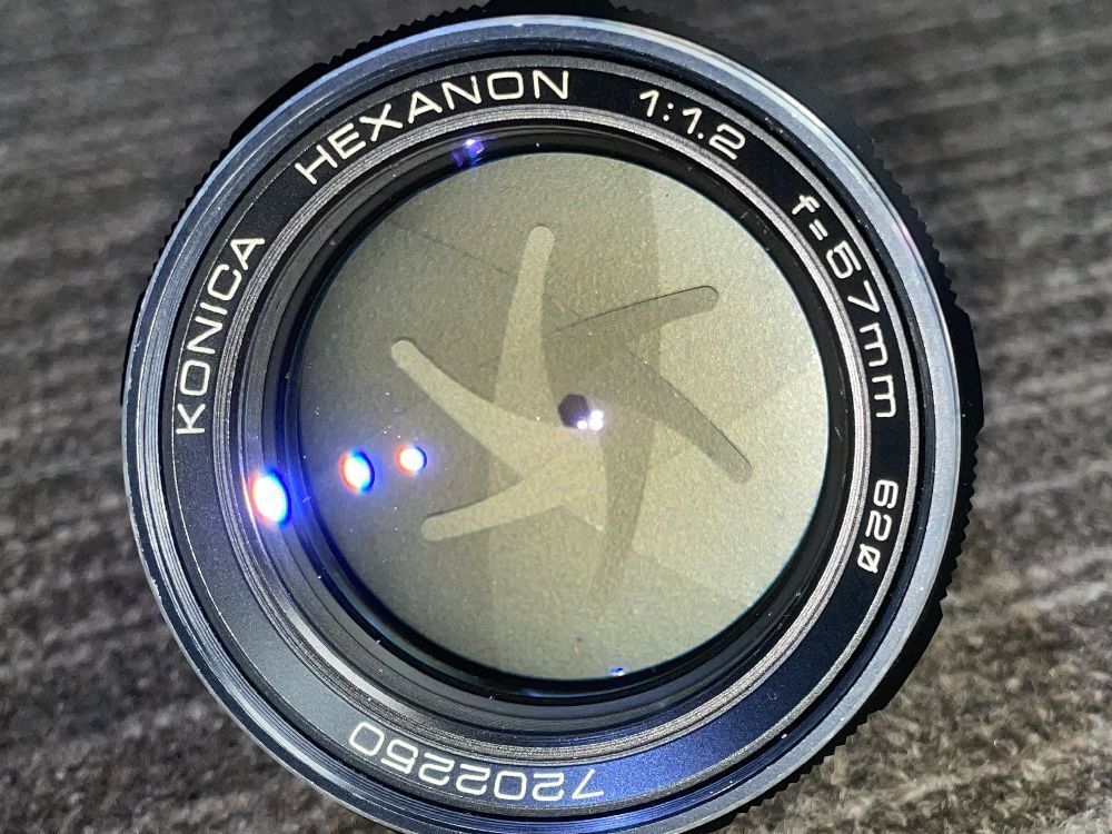 Konica Autoreflex T3 with 57mm f⁄1.4 Hexanon