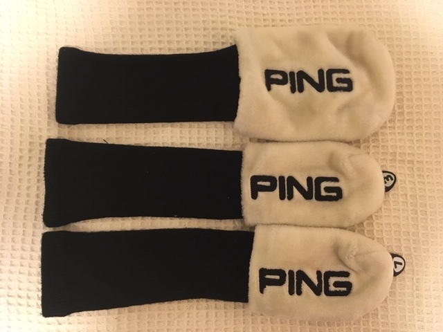 格安，安い PING ピン ヘッドカバー3点セット 1W 3W 7W 白(ウッド用)｜売買されたオークション情報、yahooの商品情報をアーカイブ公開 - オークファン ヘッドカバー