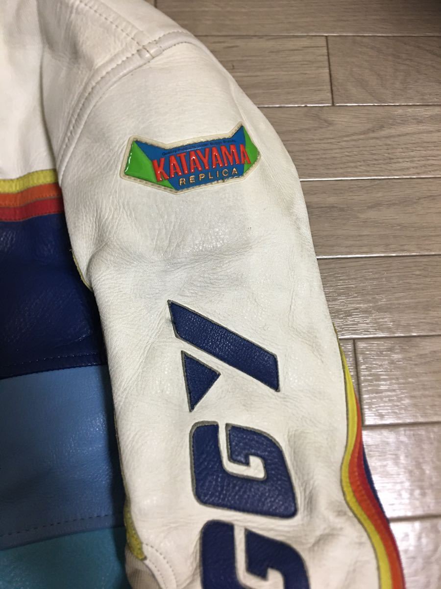 BUGGY バギー レーシングスーツ 片山 KATAYAMA レプリカ 牛革100