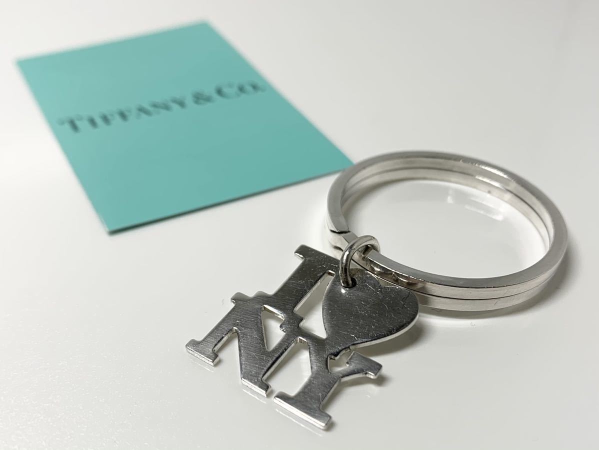 Tiffany かたく ヴィンテージ エリプスプレート キーホルダー希少 