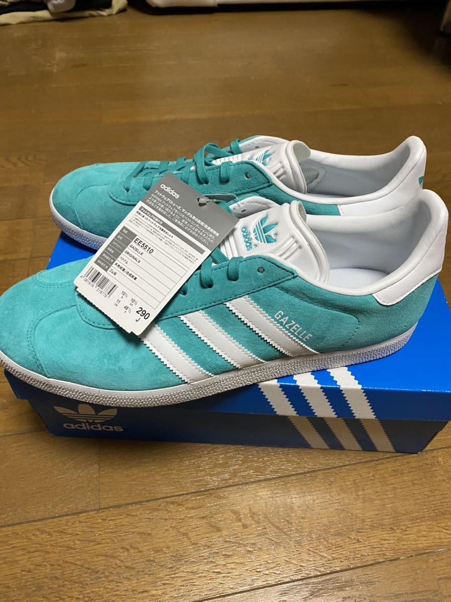 新品】adidas GAZELLE アクア US11 29cm アディダス ガッツレー ガゼル