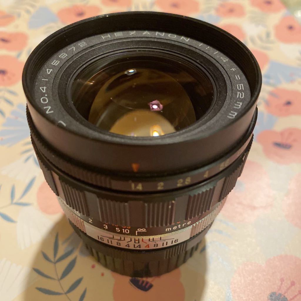 HEXANON 52mm F1.4 Fマウント 小西六のオススメ | lensholic