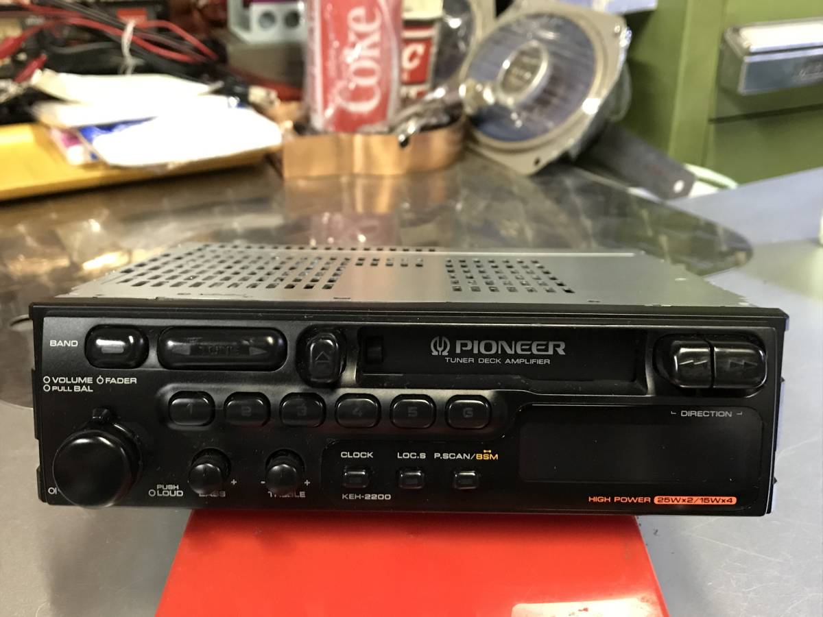PIONEER KEH-2200 カーステレオ 本体 美品 AV5a-192 激安 カーステレオ