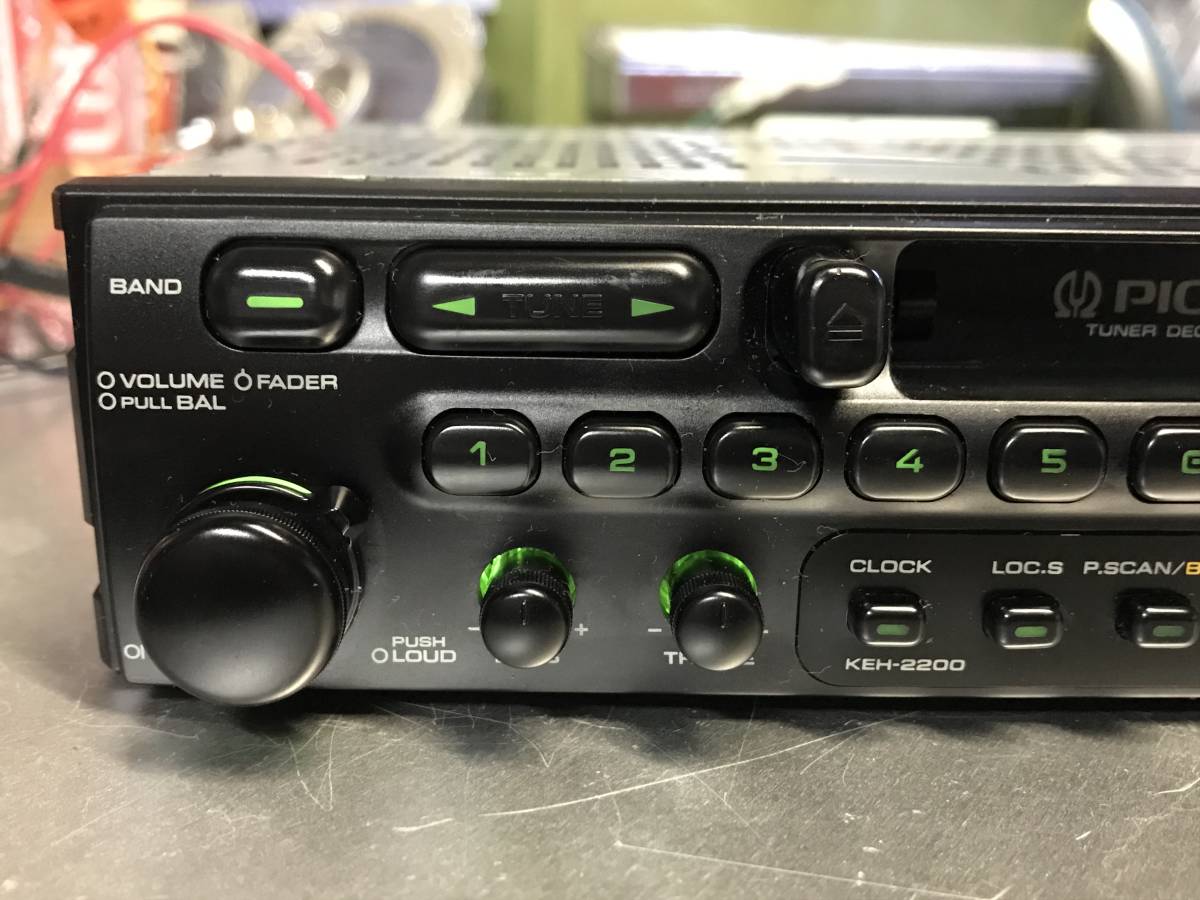 PIONEER KEH-2200 カーステレオ 本体 美品 AV5a-192 激安 カーステレオ