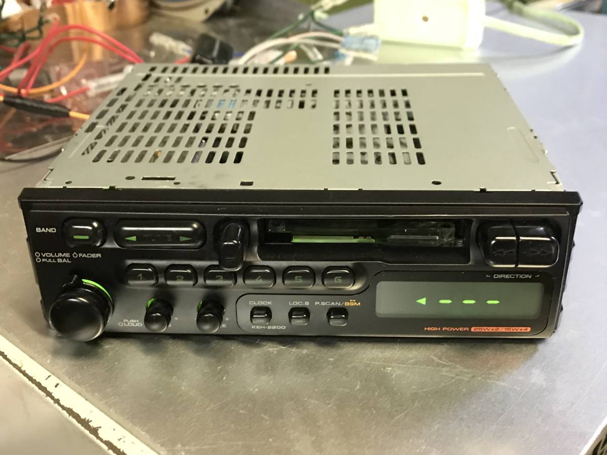 PIONEER KEH-2200 カーステレオ 本体 美品 AV5a-192 激安 カーステレオ