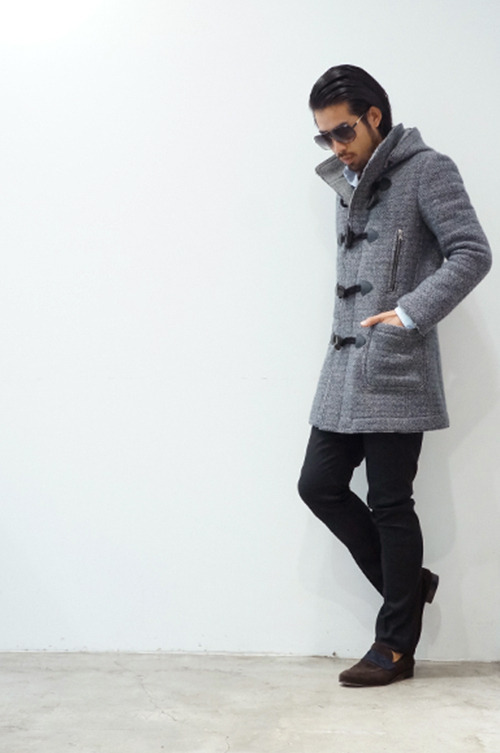 junhashimoto ダッフル コート AKM wjk size2 junhashimoto ジュンハシモト ダッフル コート BLANKET DUFFLE