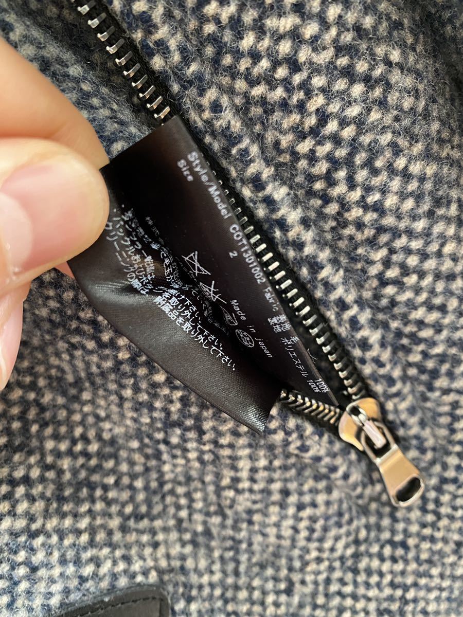 size2 junhashimoto ジュンハシモト ダッフル コート BLANKET DUFFLE